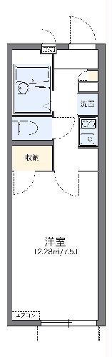 レオパレス湘南クオーレの間取り