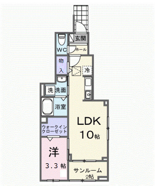ヒカルサ清水本町の間取り