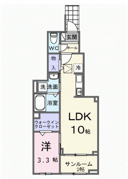 ヒカルサ清水本町の間取り