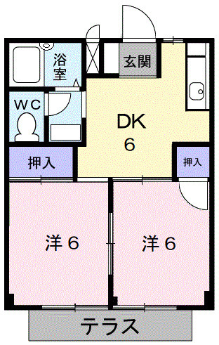 ハイツ三光の間取り