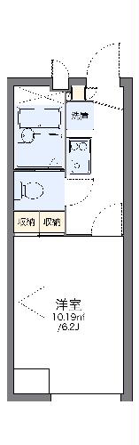 レオパレスピーチの間取り