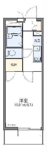 レオパレスウイング北坂戸の間取り