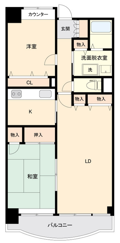 第六ヒカリマンションの間取り