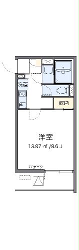 クレイノSmallRiverⅡの間取り
