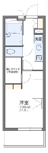 レオパレスリリーの間取り