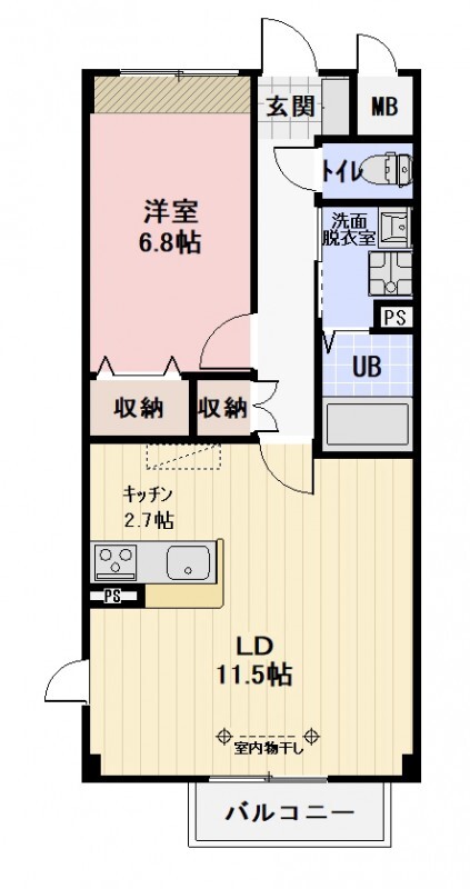 モンレーヴの間取り
