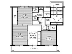 ビレッジハウス笹川109号棟の間取り
