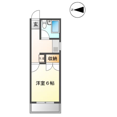 コーポパーシモンの間取り