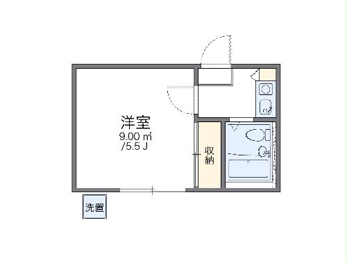 レオパレス上大岡第12の間取り