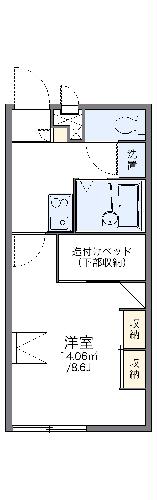 レオパレス十三の間取り