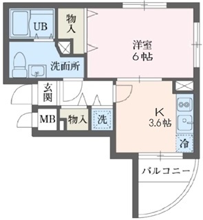 ウィンベルデュエット恵比寿2の間取り