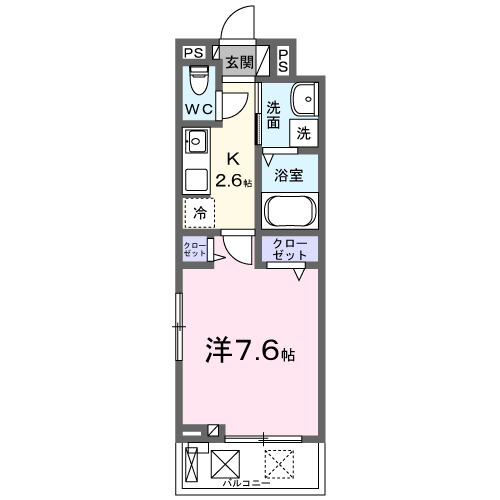 王子台1丁目アパート(027205801)の間取り