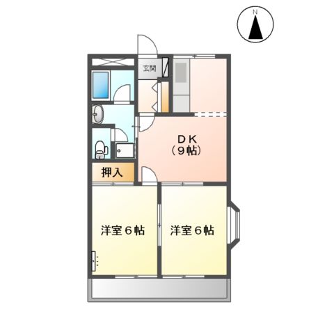 クロスロード29の間取り