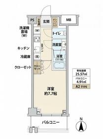 スカイコートグレイス調布の間取り
