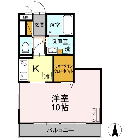 アルファタウン天王台の間取り