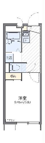 レオパレスフルール西綾瀬の間取り