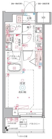 クレヴィスタ綾瀬Ⅲの間取り