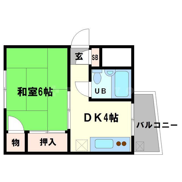 ヴィラ井崎の間取り