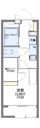 レオパレス冨士の間取り