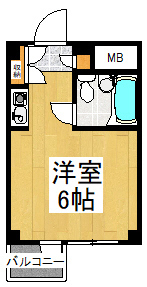 東村山ペガサスビルB館の間取り