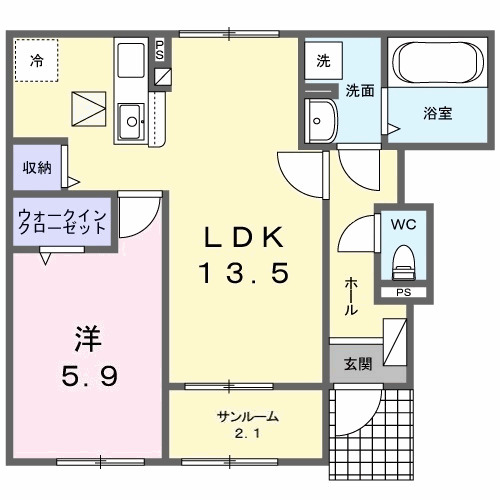 フォックス ゲート Sの間取り