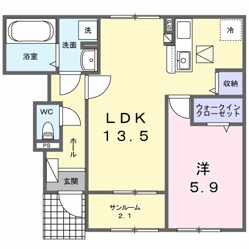 フォックス ゲート Sの間取り