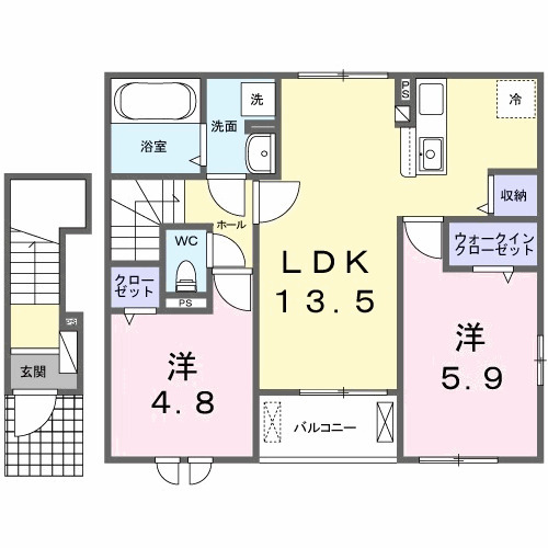 フォックス ゲート Sの間取り