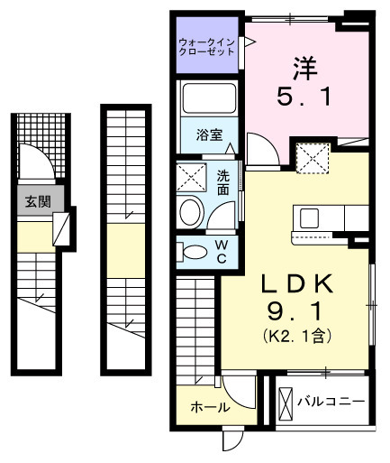 ウインピーの間取り