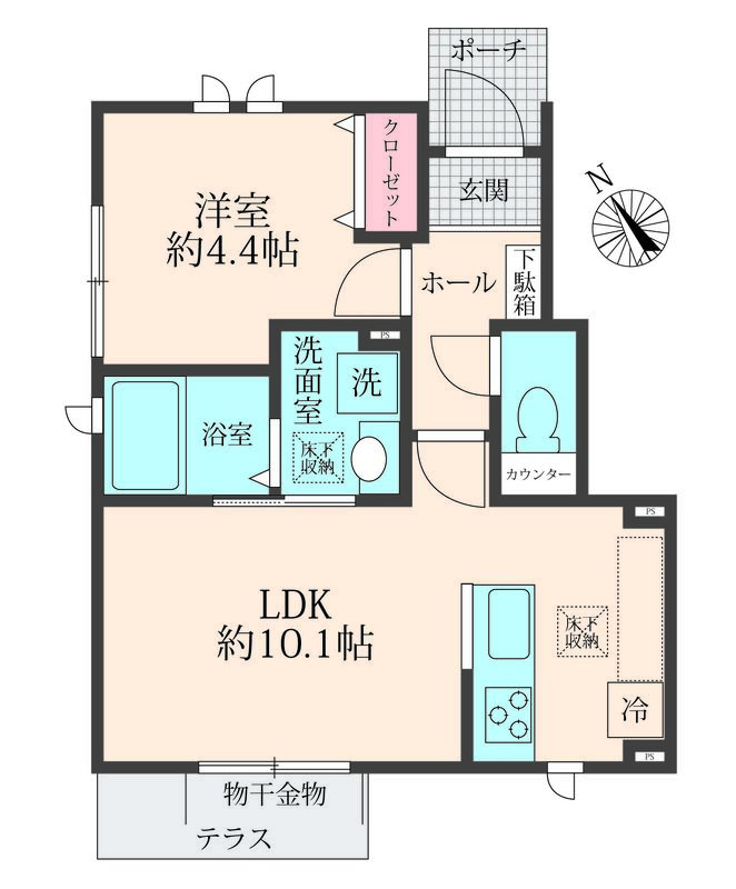 1/3 間取
