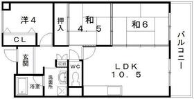 プリムローズ岸和田の間取り