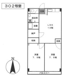 サンハイム中幸の間取り