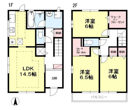 コモレビ大蔵 Iの間取り