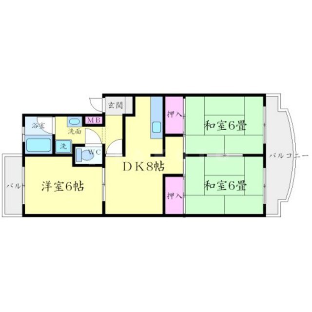 ヴィラNSｰ１の間取り