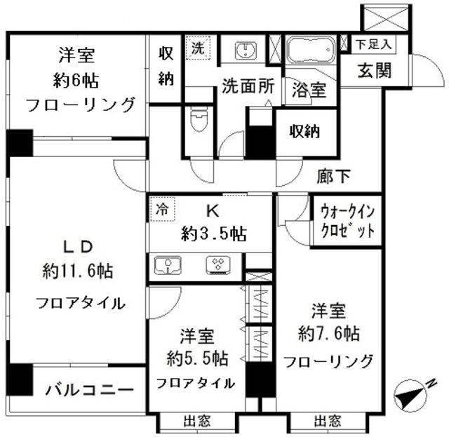サンクレスト石神井公園の間取り