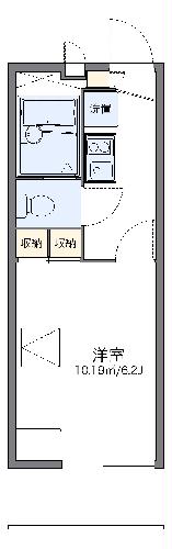 レオパレス南市場の間取り