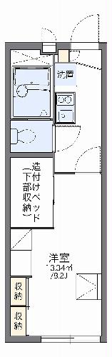 レオパレスサンフォレストⅡの間取り