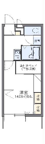 レオパレスライフワンの間取り