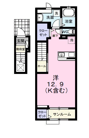 フェニックス Ⅱの間取り