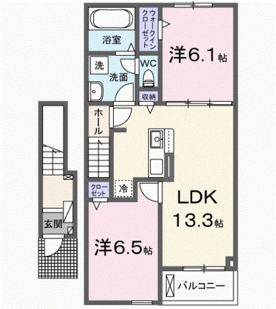 アルソーレ芳川の間取り
