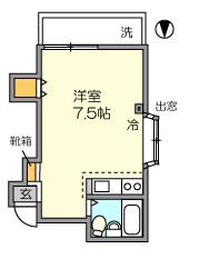 あらいコーポの間取り