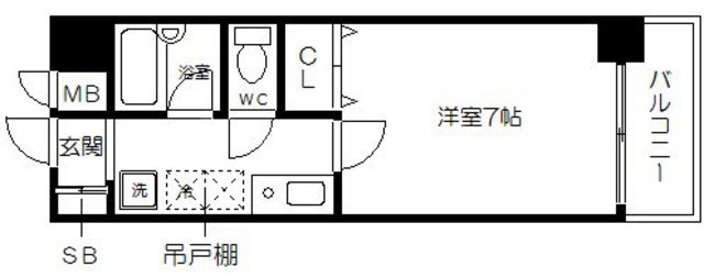 ロイヤル天満橋の間取り