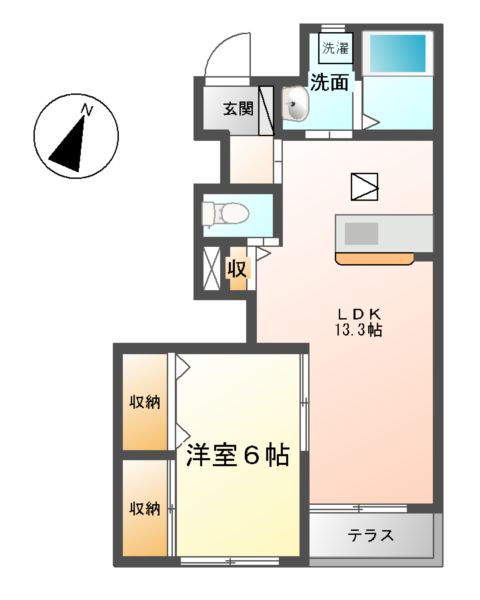 ミラドールKの間取り