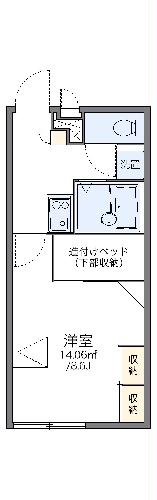 レオパレス寺東第２の間取り