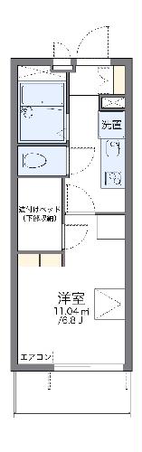 レオパレスアルメリアの間取り