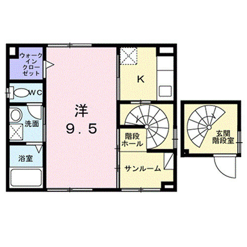 サンシャイン ヴィラの間取り