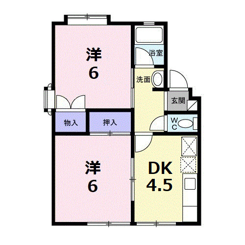 パークピュア小宮Ⅰの間取り
