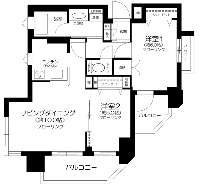 日神パレステージ八広の間取り