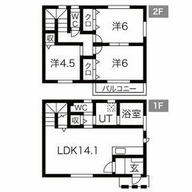 戸建西中島B棟の間取り