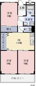 Limpia かみわだの間取り