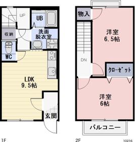 ジュネスサードニックスBの間取り
